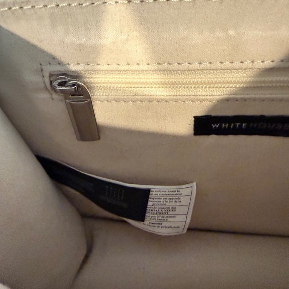 White House Black Market Purse Flowers Bag - Picture 4 of 6